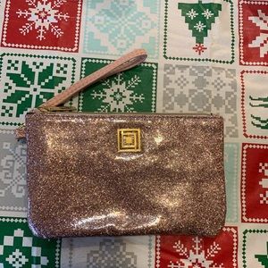 Sparkling pink wallet